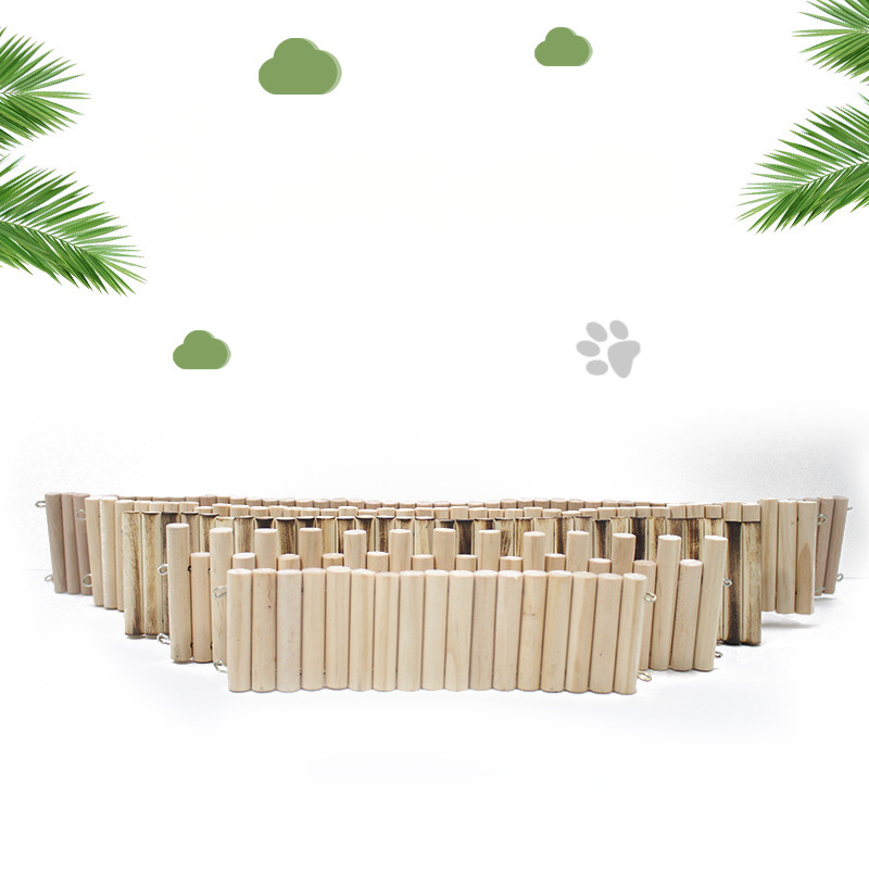 Suministros de paisajismo para hámster, juguetes de oso dorado, valla de pollo Rutin, partición, plataforma de segundo piso, suministros para escalar para mascotas pequeñas