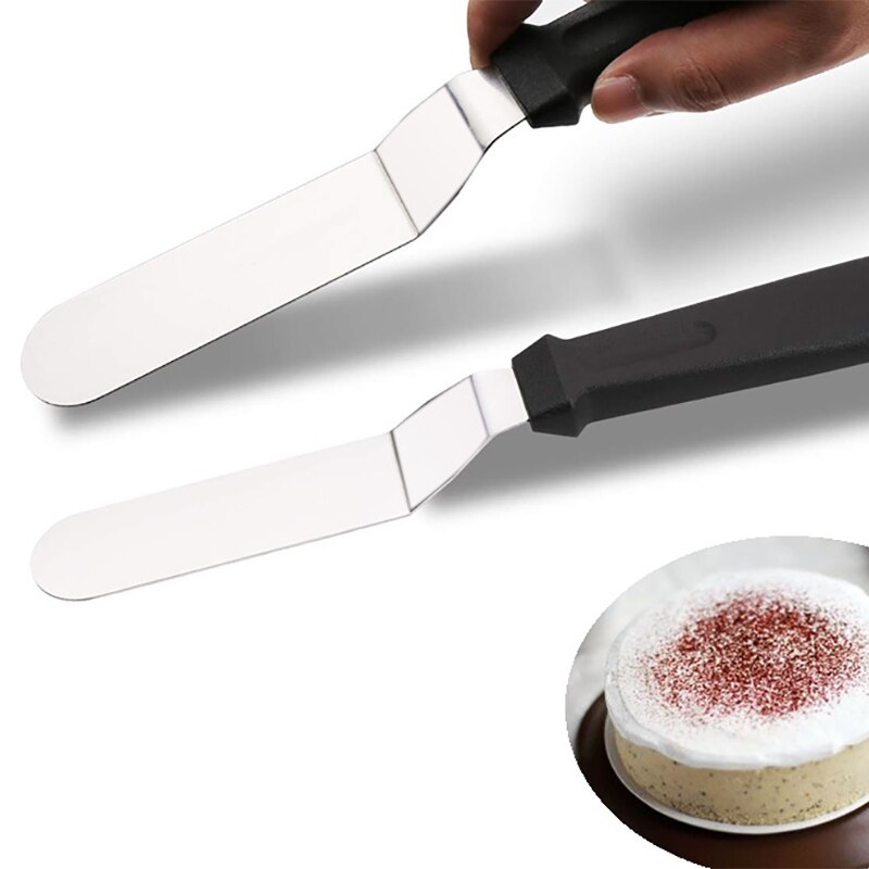Outils de décoration de gâteaux outils de pâtisserie et de cuisson en acier inoxydable spatule à crème portable accessoires pour beurre à gâteau outils de cuisson