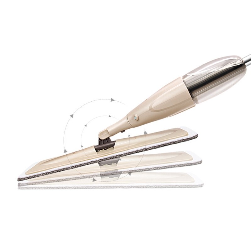 Magic Spray Mop Wooden Floor with Reusable Microfiber Pads 360 Degree Handle Home Windows Kitchen Mop Sweeper Broom Clean To