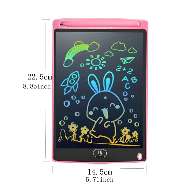 6.5/8.5/10/12 Inch Drawing Tablet Lcd Writing Board Tablet for Designs Graphic Electronic Notebook Magic Tablet To Draw Toy: PURPLE