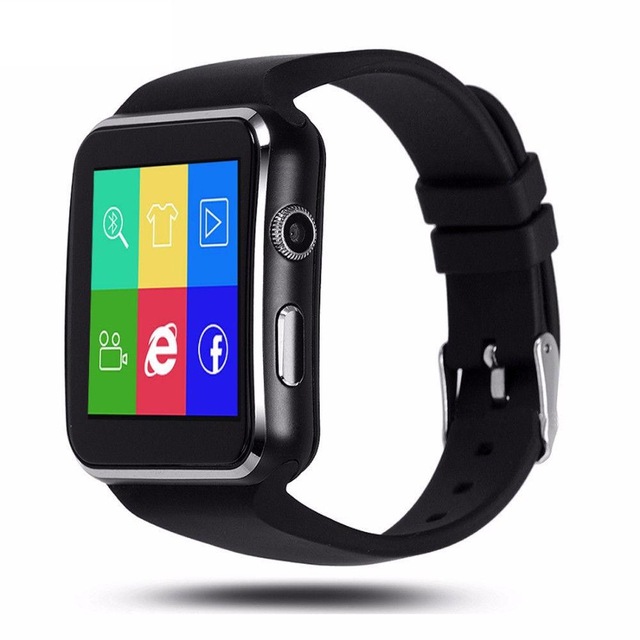 X6 montre intelligente Support SIM 32GBTF carte caméra Smartwatch sport hommes Bluetooth cadran avec caméra écran tactile pour Android IOS