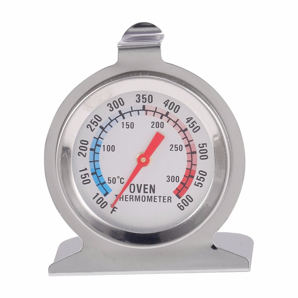 1 Pcs Rvs Voedsel Vlees Temperatuur Classic Stand Up Dial Oven Thermometer Gauge Gage Fornuis Thermometer Populaire