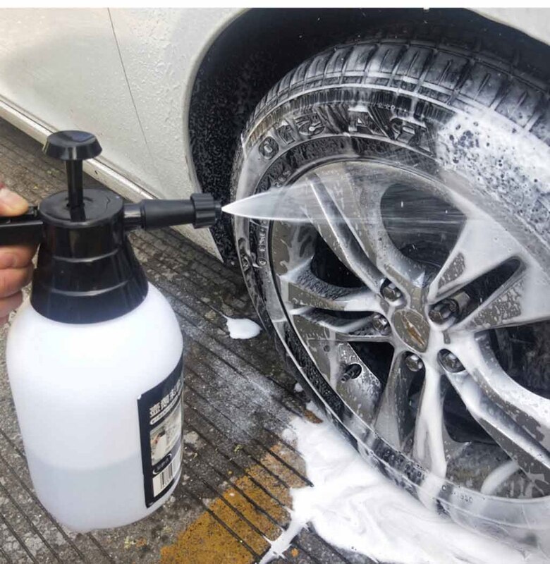 Garden Pump Sprayer Manual Pressure Lawn Sprayer Bottle with Safety Value for Watering Spraying Weeds Home Cleaning and