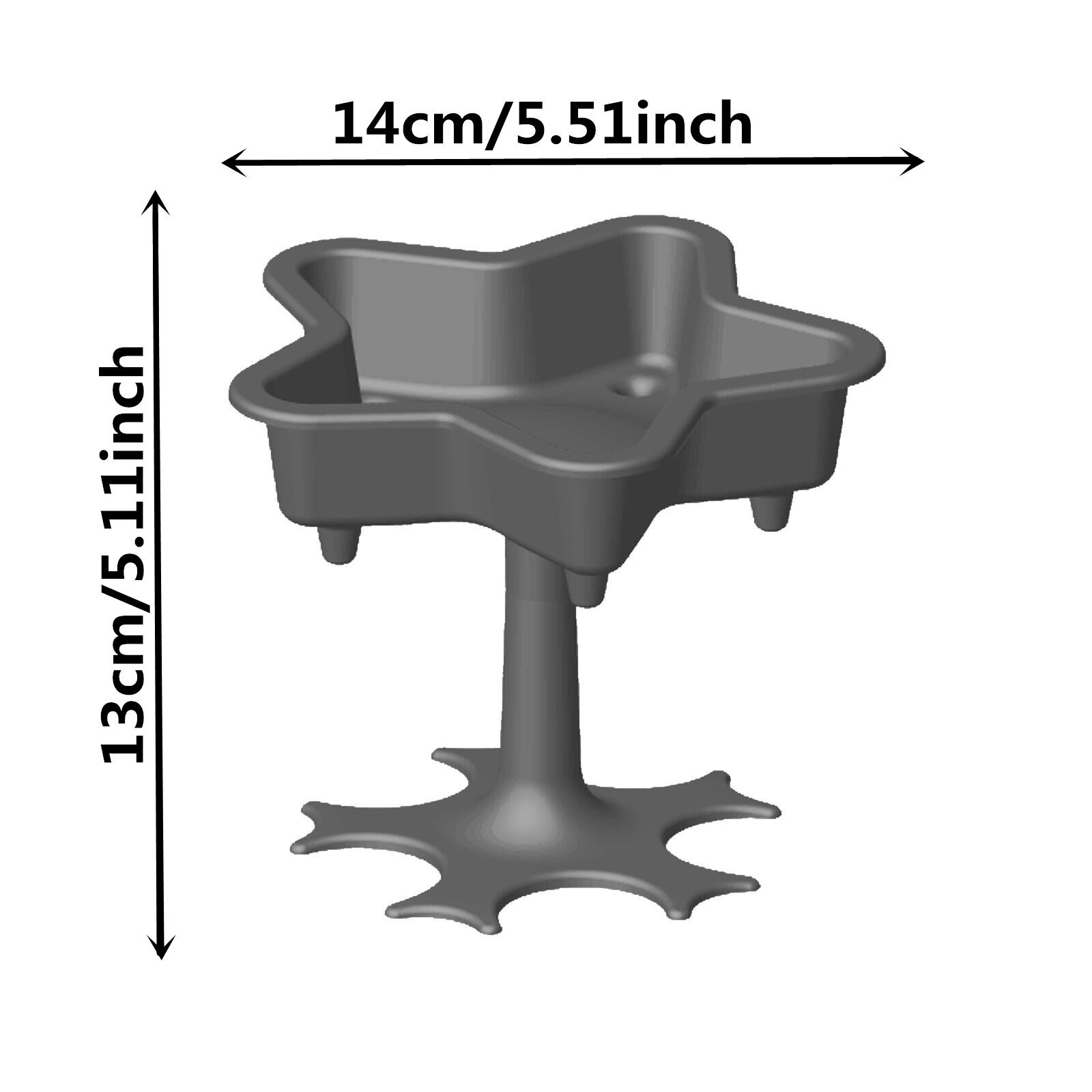 distributore per bicchieri a 5 colpi stella festa a cinque punte versare artefatto bicchiere da vino cremagliera più fresco birra distributore di bevande accessorio per sbarra: grigio