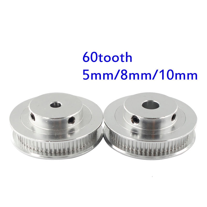 GT2 poulie 30 36 40 60 dents 60 T 5mm alésage GT2 poulie de distribution pour Reprap 3D imprimante pièces gt2 poulie 60 dents