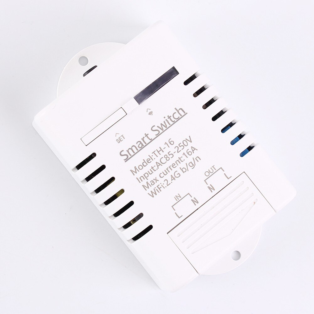 AC 85V-250V 16A Wireless WIFI Intelligent Control Switch AM2301 Temperature Humidity Monitor IoT for iPhone Android Smartphone