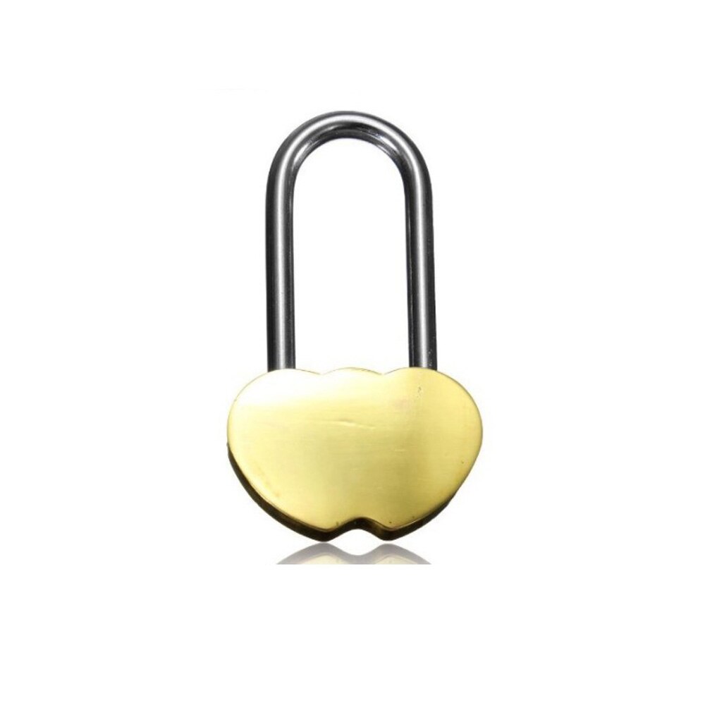 1PC Padlock Love Lock Engraved Double Heart Valent... – Grandado