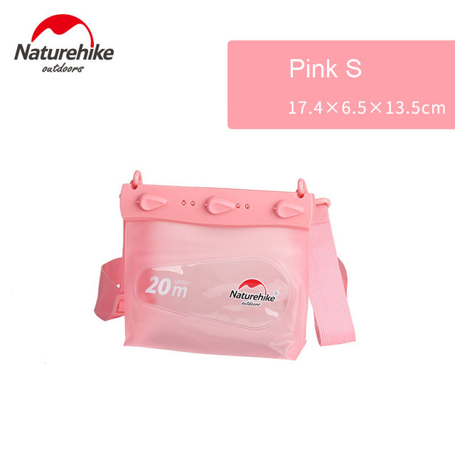 20M Tiefe draussen PVC Tauchen Fluss Wandern Treiben Dichtung Rafting Taschen Ozean Pack Wasserdichte Beutel Trocken Tasche Für Schwimmen L M S: Rosa S