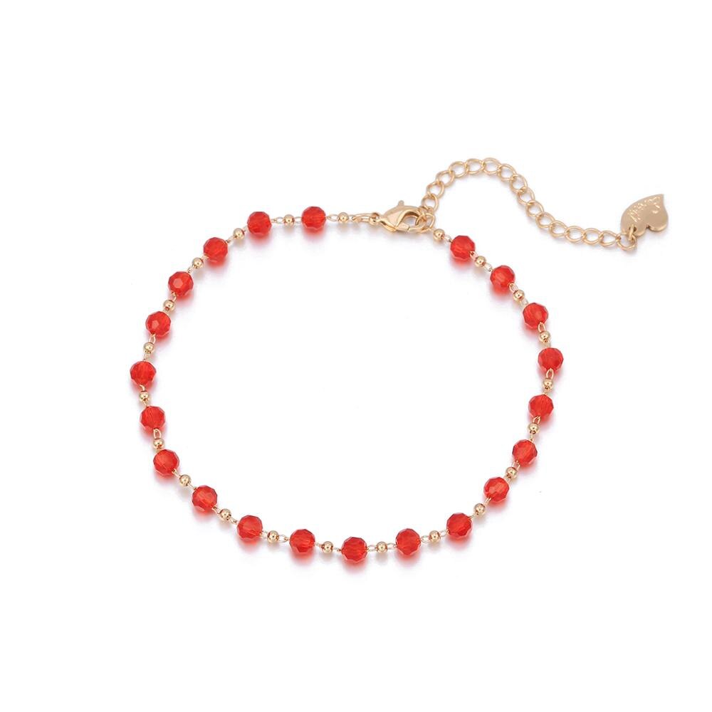 Nero Rosso Borda I Braccialetti per Le Donne In Acciaio Inox In Oro Rosa Del Cuore Del Trifoglio Star Braccialetto di Fascino Del Cuore Gioelleria Raffinata E Alla Moda del Regalo 2020: red crystal