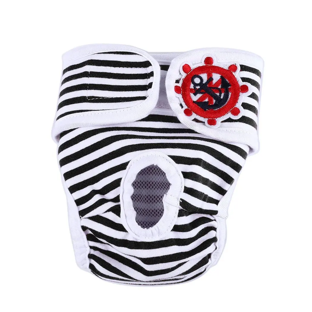 NONOR Female Washable Dog Shorts Panties Menstruation Underwear Briefs Jumpsuit Pet Physiological Pant Diaper Sanitary: XL / GRAY
