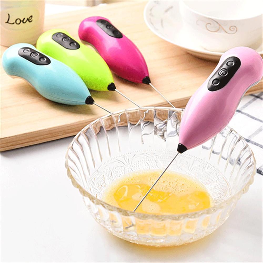 Batidora eléctrica de mano Mini batidora de huevos de café y leche batidora de huevos para cocina casera