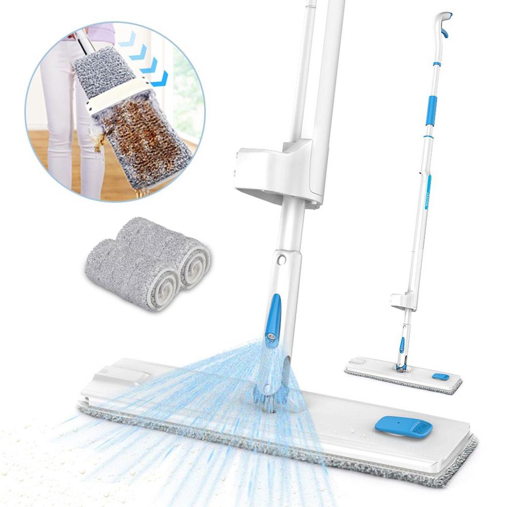 Boomjoy Spray Mop Met 2 Stuks Herbruikbare Microfiber Mop Pads 360 Graden Handvat Mop Voor Thuis Laminaat Hout Tegels Vloer schoonmaken
