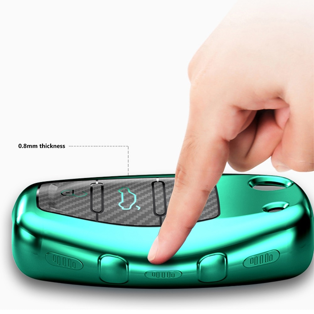 Stijlvolle Auto Sleutelhanger Soft Tpu Bescherming Cover Case Voor Vw Golf Beetle Bora Slijtvaste Zachte Anti-Kras Auto Sleutel Cover