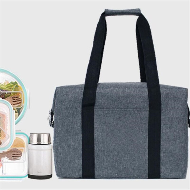 Draagbare Lunch Tas Thermische Geïsoleerde Lunch Tas Voor Vrouwen Meisjes Draagbare Carry Tote Koeler Lunchbox Geïsoleerde Tas