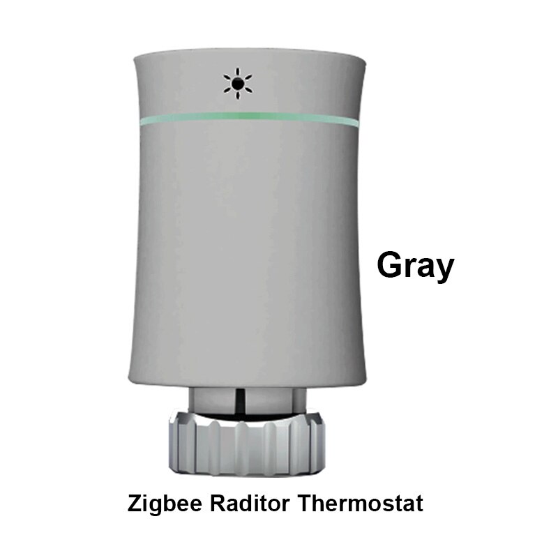 Smart thermostatische kop met LCD scherm GoSmart M30x1,5 2xAA/1,5V Tuya