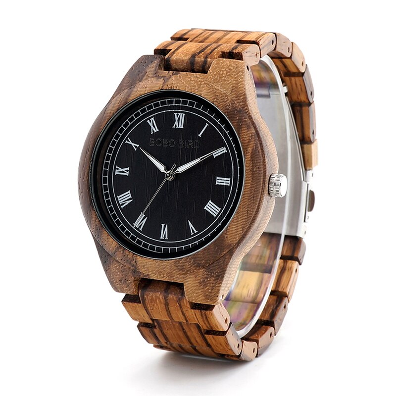 Montre homme BOBO BIRD drewniane zegarki dla mężczyzn ceny specjalne zegarki na rękę wysokiej jakości drewniany zegarek zegar człowiek Dropshipping: O19