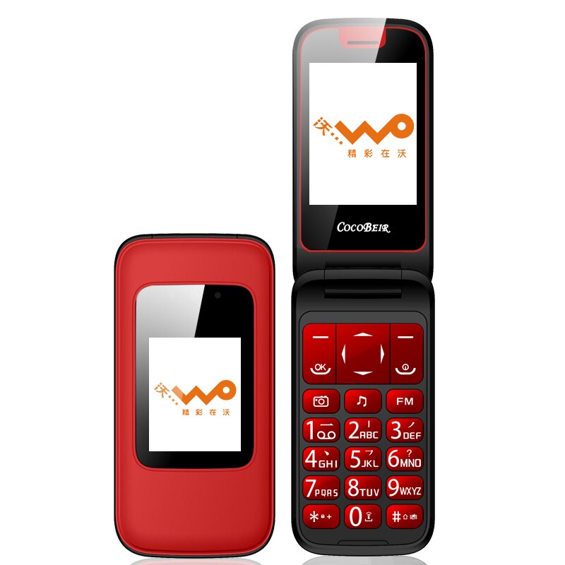 Desbloqueio de telefone móvel 3g wcdma, telefone móvel, tela dupla, sos, chamada rápida, dv, grande, chave russa, simplesmente, trabalhando para pessoas velhas