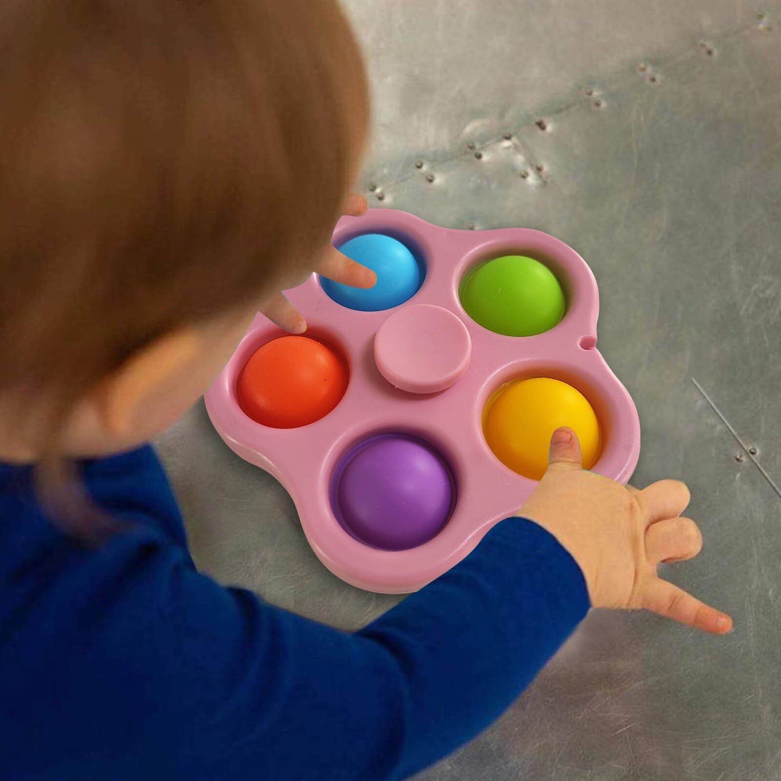 drücken Es blasiert Anti-betonen-Spielzeug Erwachsene freundlicher Zappeln Spielzeug Bunte Autismus Bedürfnisse Squishy Stressabbau Spielzeug betonen Linderung