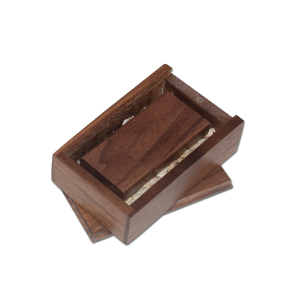 Wooden USB + Box Flash Drive Flash Disk Pendrive 4GB 8GB 16GB 32GB 64GB 128GB Memory Stick Photography: black / 32 GB