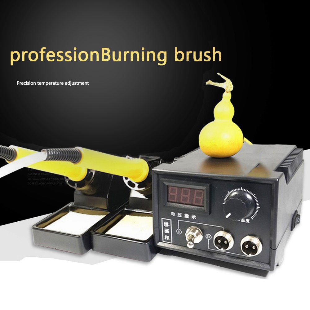 220V Soldering Iron Tool Pyrography Machine Digital Display wood Burning Soldering Irons Crafts Tools Machine Kit Set 60W