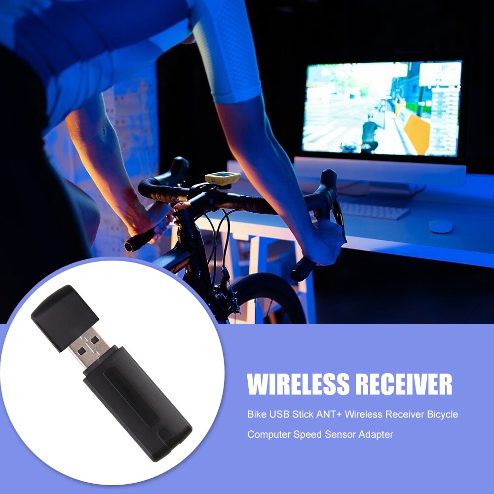Bike USB Stick ANT+ Wireless Receiver Bicycle Computer Speed Sensor Adapter Perfect Fit Mac OS X