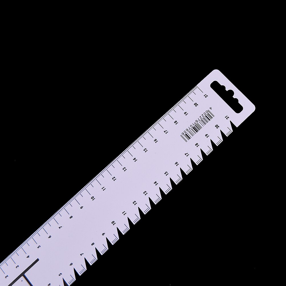 1PC DIY Patchwork Liniaal Ultradunne Zachte Naaien Gereedschap Accessoires Quilten Gereedschap Handgemaakte 21cm