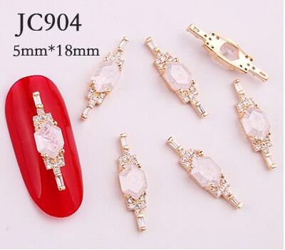 20 stk/parti zirkon krystal diamant 3d smykker japanske neglekunst dekorationer øverste niveau krystal manicure dekorationer