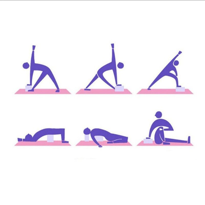 High Density EVA Foam Blocks Improve Strength And Aid Balance Flexibility Exercise Body Shaping Fitness Tool 120g Yoga Block