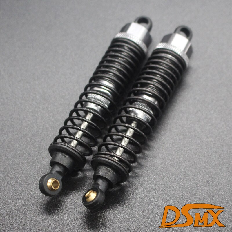 HSP 106004 166004 Aluminum Shock Absorber 98mm 06002 06062 1/10 Upgrade Parts For Off-road Car Buggy Short Truck 94166 94107: silver