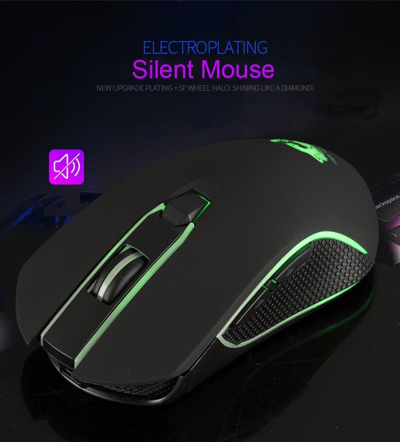 Freewolf X9 Wireless Mouse 1800 Dpi Ergonomic Optical Mouse Fast Move Gaming Mouse Computer Mouse for Laptop Pc