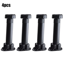 4 Pcs Adjustable Kitchen Cabinet Plinth Feet Furniture Plinth Legs 4 Clips Adjustable Furniture Feet PVC Coffee Cone Chair Feet: 15cm