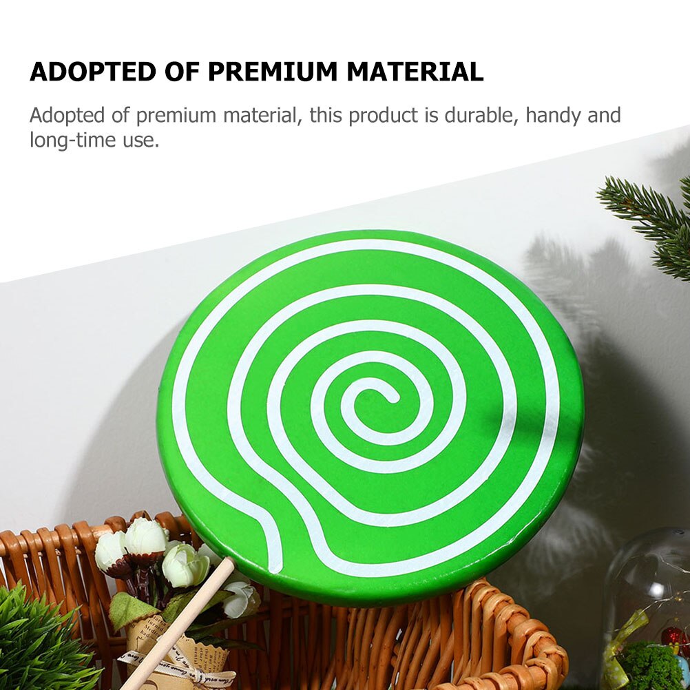 2Pcs Photography Props Unique Simulation Lollipop Decors Scene Decors