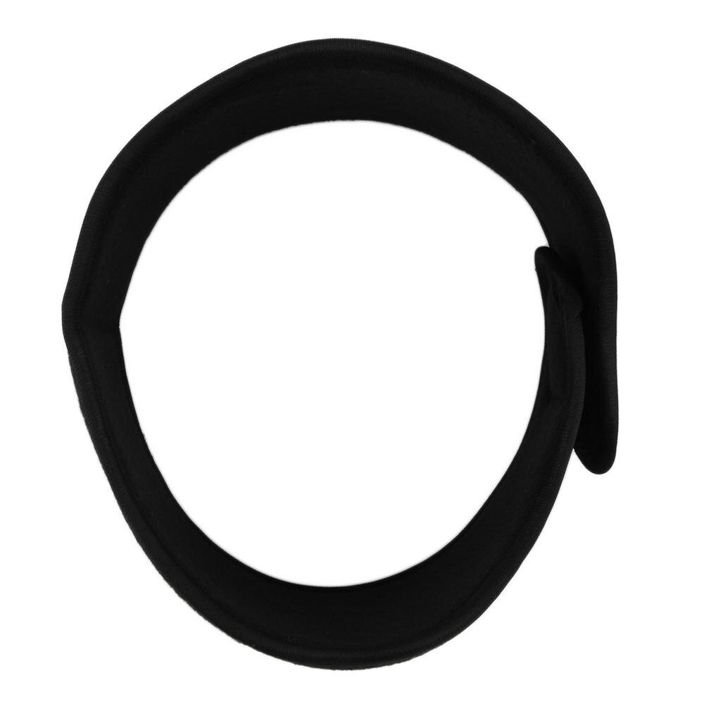 Unisex dames heren winter polar fleece oorband rekbaar comfortabel hoofdband oorkappen oorwarmers zwart rekbaar haarband