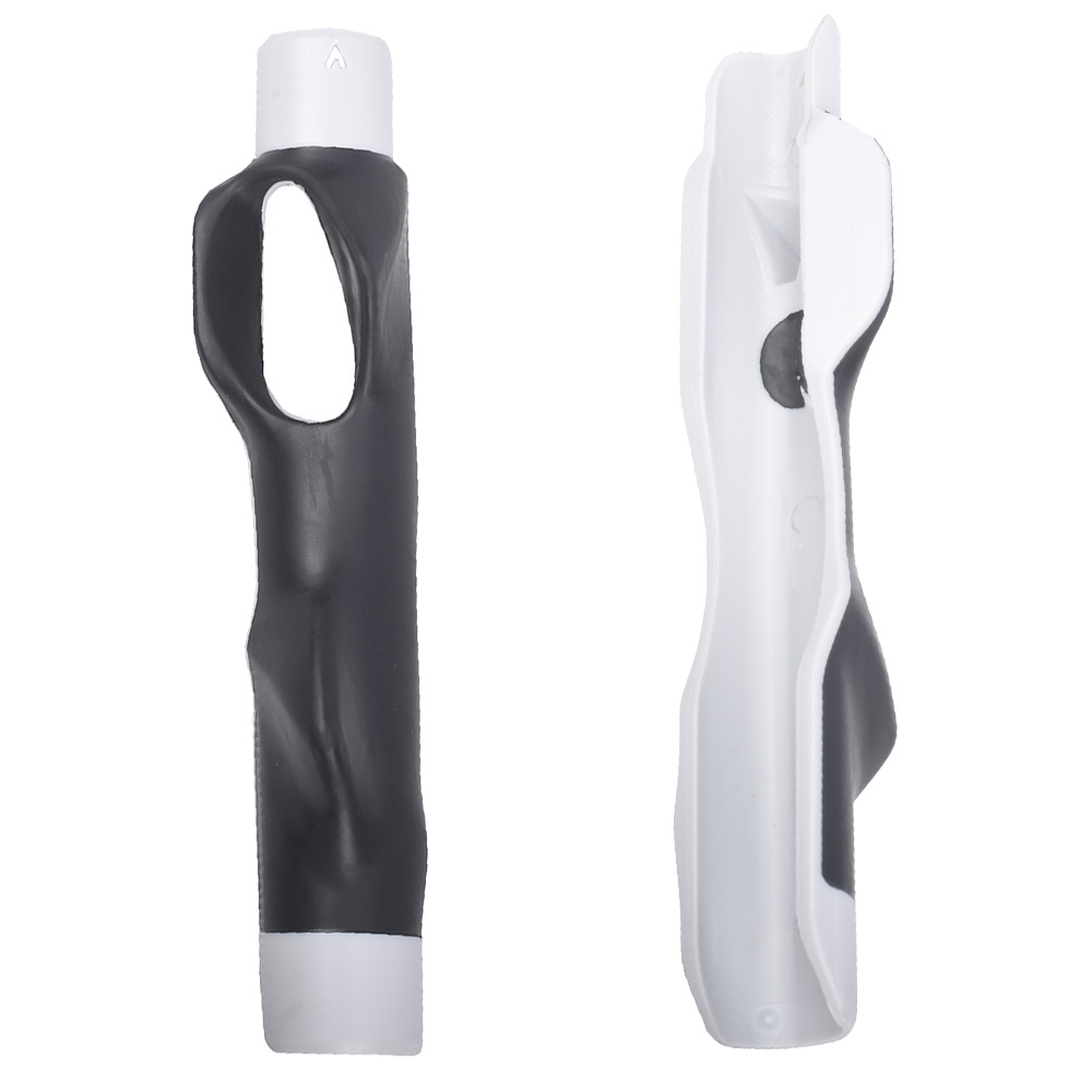 Golf Grip Trainer - Correcte handpositie en swingoefenhulpmiddel voor beginners - Universele Golf Club Grip Corrector: Light Grey