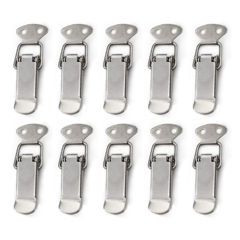 10 Pcs Suitcase Chest Tool Box Locking A05 Spring Loaded Buckle Toggle Latch