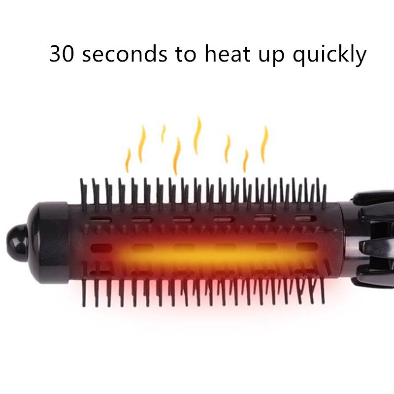 Multifunctional 4 in 1 Electric Hair Dryer Brush Hair Straightener Curler Brush Negative Ion Air Comb Hair Styler Tools 40#