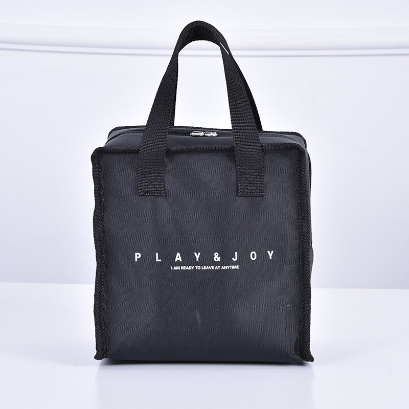 Borsa per isolamento a freddo borsa per il pranzo ispessita borsa per il pranzo impermeabile portatile per picnic per studenti: .21X13X21CM