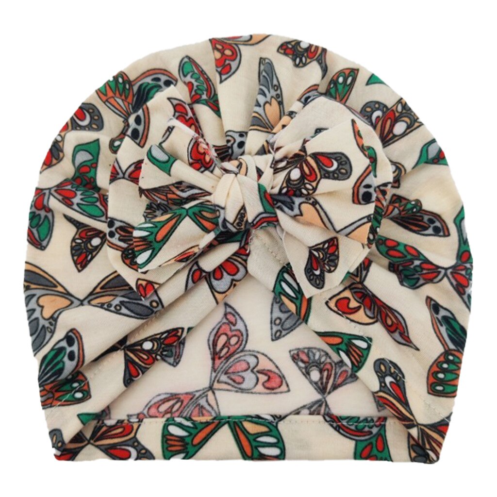 bonnet bebe fille Bonnet élastique à gros nœud pour bébé fille, bandeau pour -né, Bonnet, accessoires pour enfants de 0 à 3 ans: A