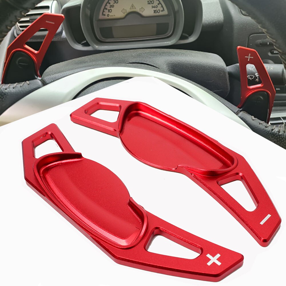 Extensión de palanca de cambios de volante de aluminio para Smart Fortwo Forfour , accesorios para coche, estilo