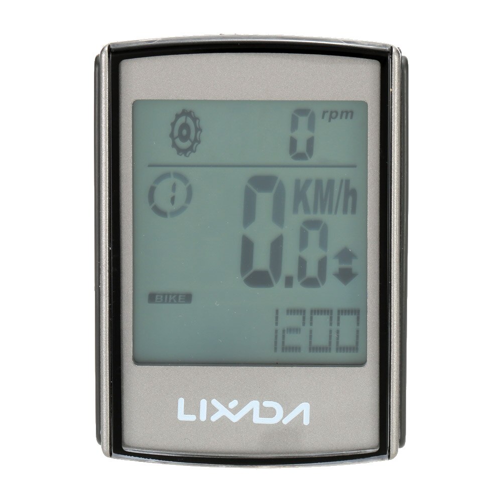Lixada Bicycle Computer Multifunctional 3-in-1 Wireless LCD Bicycle Cycling Computer Cadence Heart Rate Monitor Chest Strap: Sliver