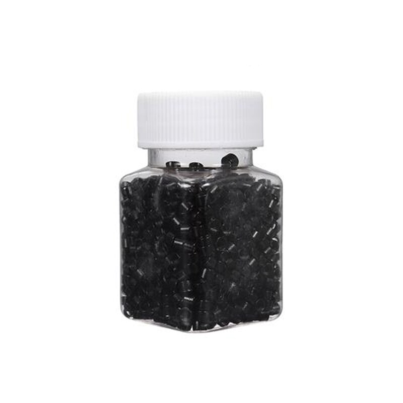 500 Stck 5,0mm * 3,0mm Microring con Vite Silikon Mikro Ringe/perlen Für Haar Erweiterungen 5 Farben Optional Haar Erweiterungen Werkzeuge: 01