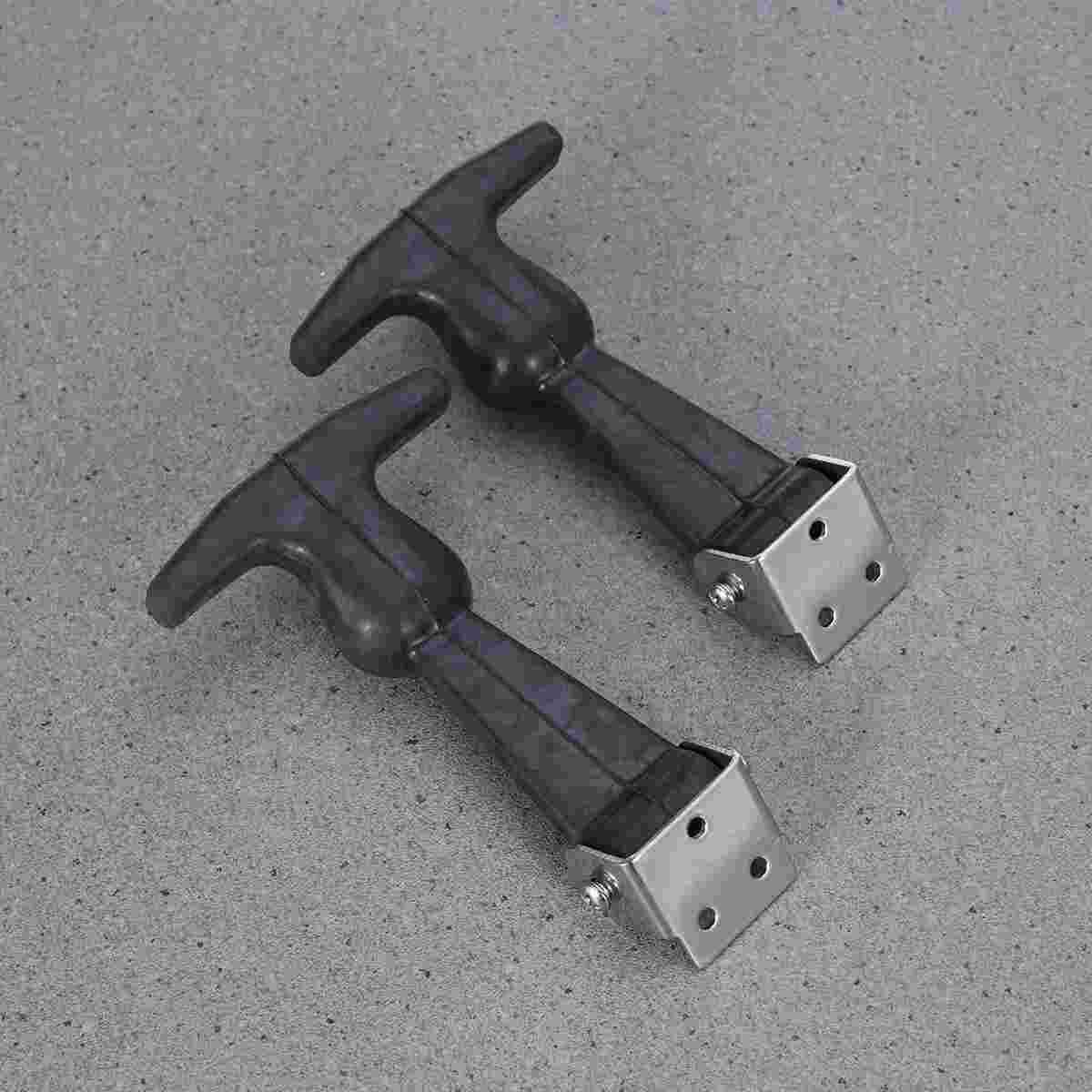 2 szt. Elastyczny uchwyt w kształcie litery T zatrzaski ze stali nierdzewnej uchwyt w kształcie litery T robić wózka i skrzynki narzędziowej