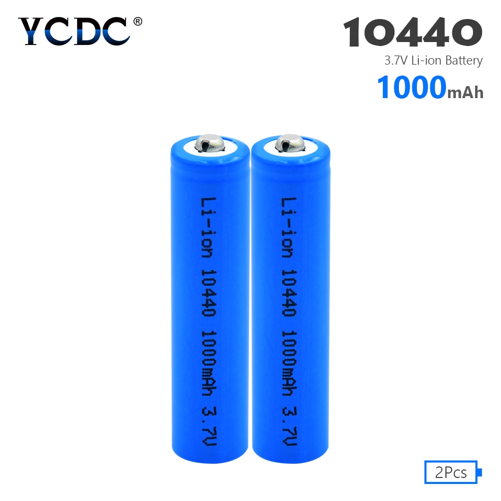1/2/4 Pcs 3.7V Volt 1000Mah 10440 Lithium-Ion Lithium Li-Ion Batterijen Vervanging Cellen voor Torch Elektrische Scheermes Muis