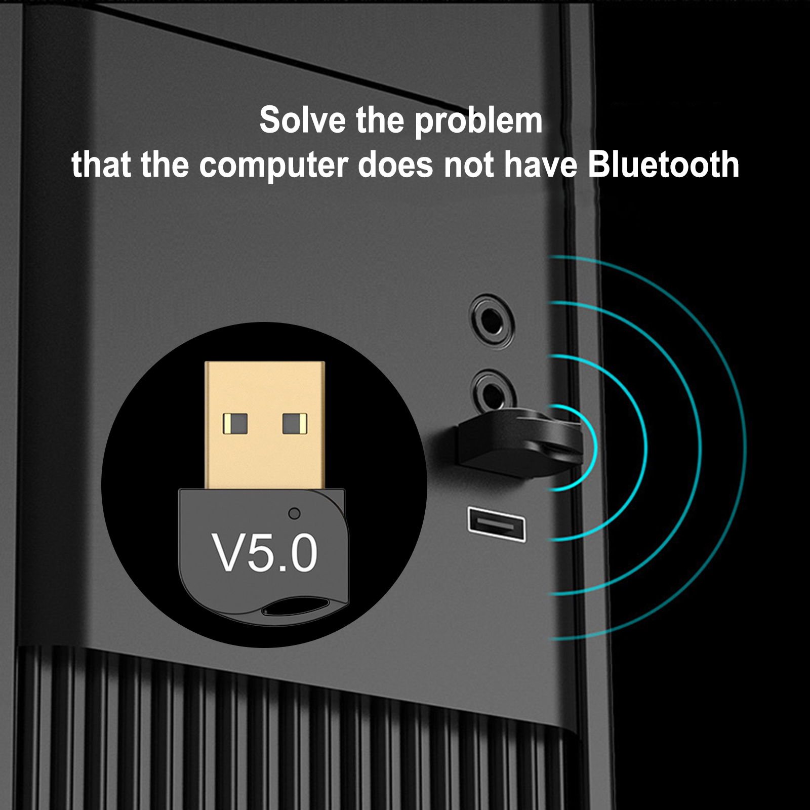 X52 USB Bluetooth Adapter for PC Windows 10/8/8.1 Computer Desktop Mouse Headset Headphone Game Controllers