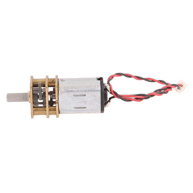 Motor reductor de engranajes de Metal, 1 unidad DC 3V-12V 60RPM, velocidad lenta, Micro N20