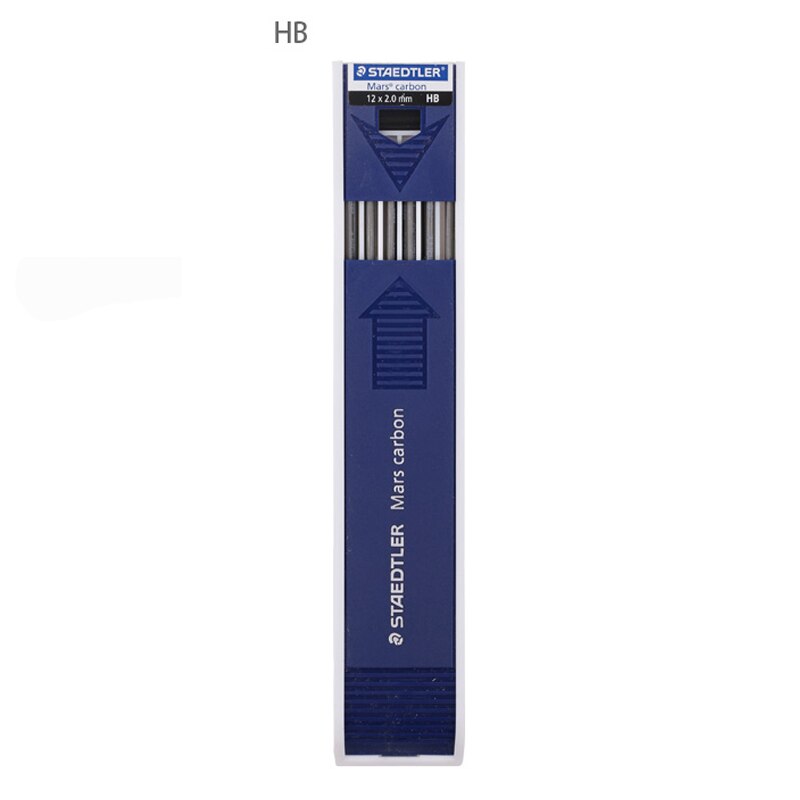 Staedtler Mars 780 lápiz mecánico 2,0mm de espesor de dibujo prensa automática lápices boceto de ingeniero Manga 780BK: HB