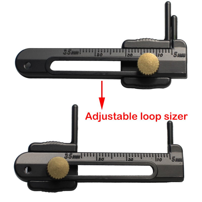 Rigtrip Karpervissen Gereedschap Verstelbare Loop Sizer Metalen Knopen Tool Haak Karper Hair Rig Voor Vissen Terminal Visgerei Accessoires