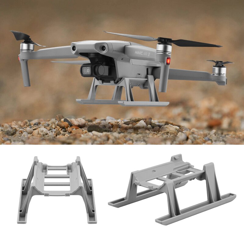 Hurtig frigivelse landingsudstyr til dji mavic air 2 drone højde forlænger langben fodbeskytter stativ gimbal vagt tilbehør