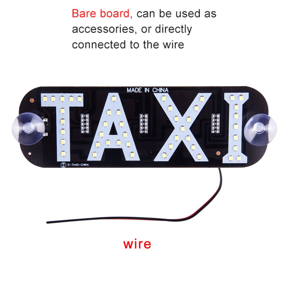 Werbung Licht für Taxi Tafel Zeichen 12V LED Auto Ladegerät Windschutzscheibe Taxi Anzeige Signal Licht Windschutzscheibe Lampe Taxi oben licht