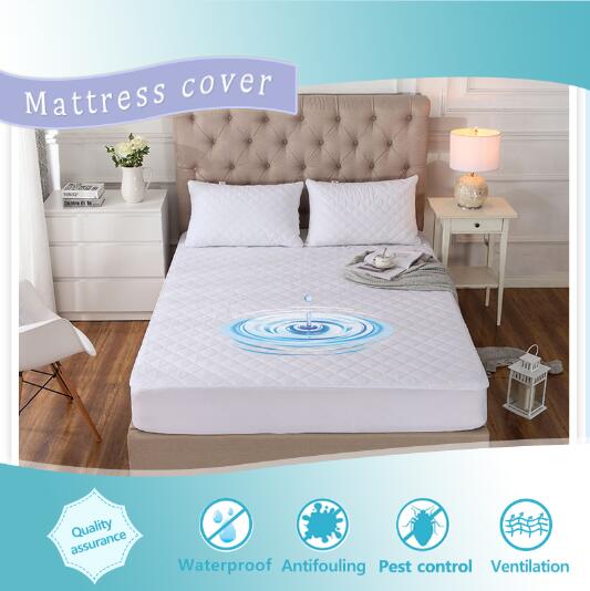 Matelas en tissu brossé imperméable | Housse de matelas, protecteur de matelas, Bug acariens, Colchao, draps housse de berceau, protection de matelas reine,: 200x200x45cm